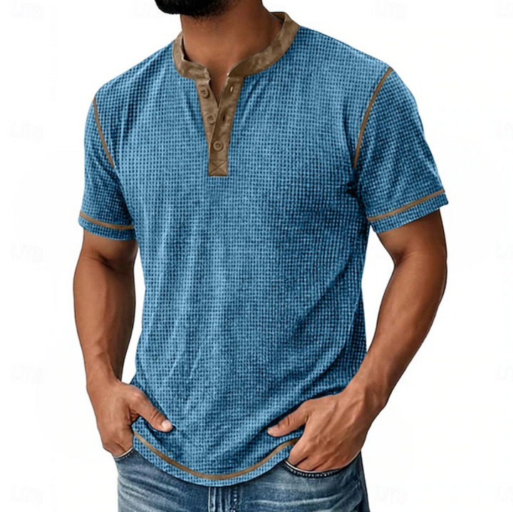Logan | Henley Short Sleeve T-Shirt