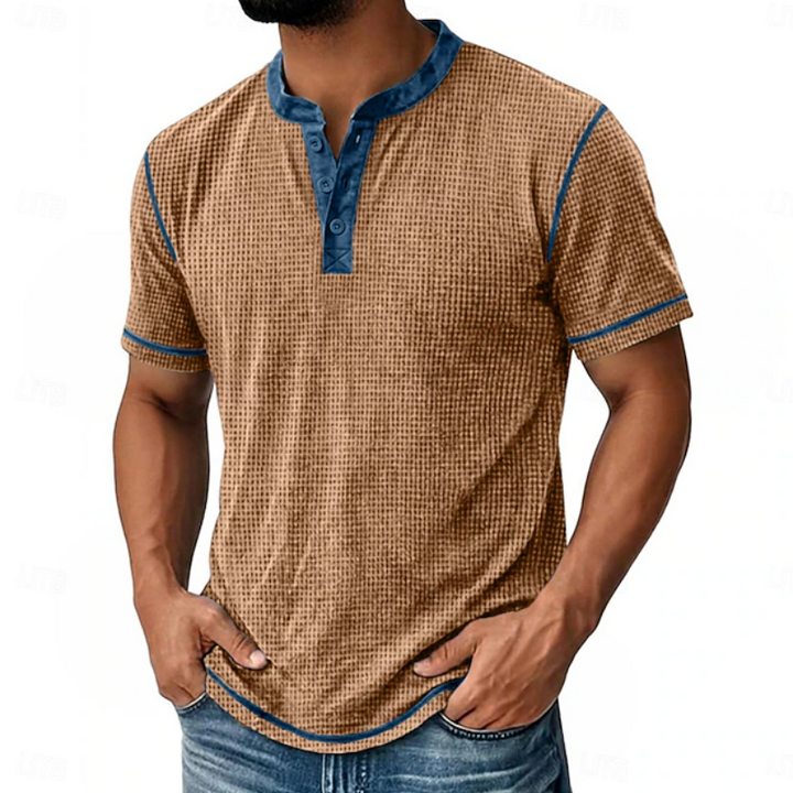 Logan | Henley Short Sleeve T-Shirt