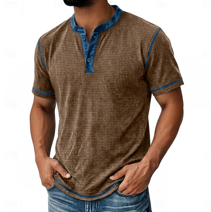 Logan | Henley Short Sleeve T-Shirt