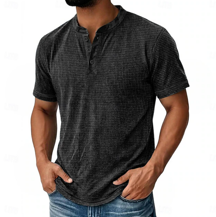 Logan | Henley Short Sleeve T-Shirt