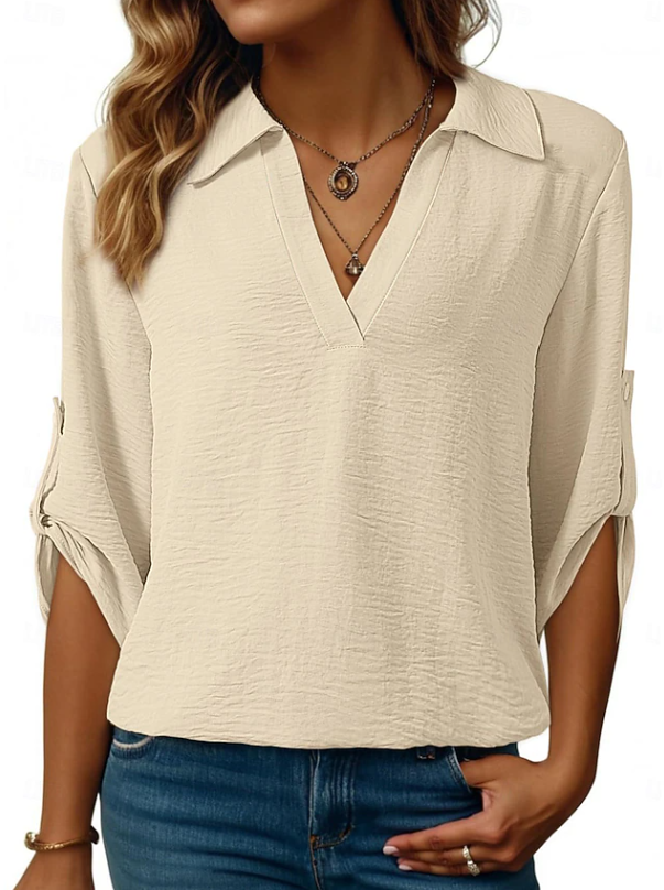 Sophie | Relaxed V-Neck Blouse