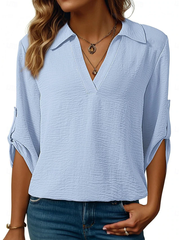Sophie | Relaxed V-Neck Blouse
