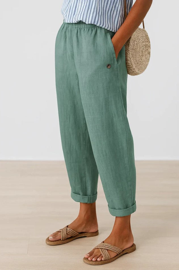 Cerys | Timeless Plain Everyday Trousers