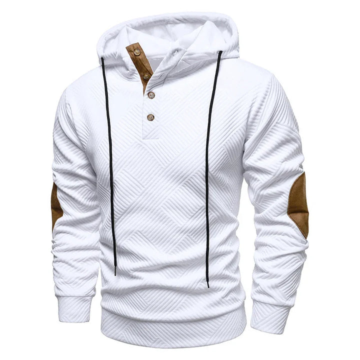 Bradley | Stylish Hooded Button Sweater