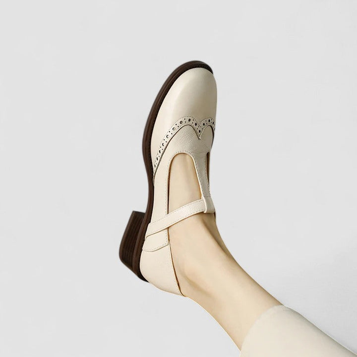Claudia | Classic T-Bar Mary Jane Flat Shoes