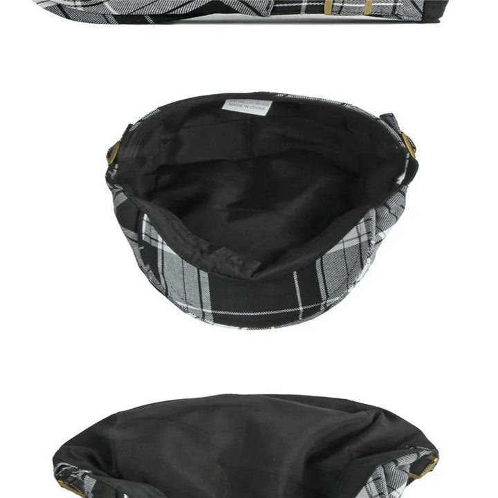 Orion | Classic Plaid Flat Cap