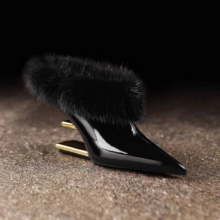 Alvina | Stylish Whisper Furry Heels