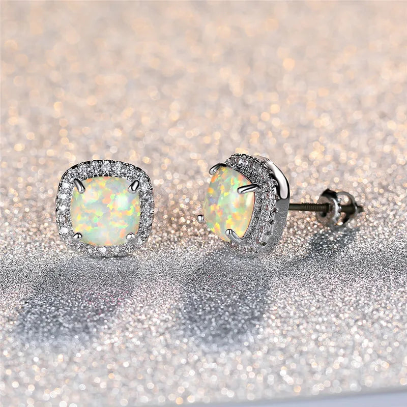 Rosemary | Halo Sparkle Stud Earrings