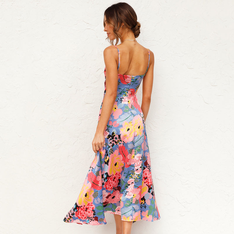 Faith | Stylish Sleeveless Printed Maxi Dress