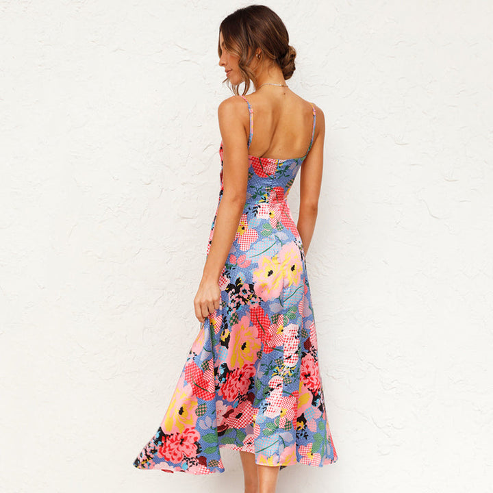 Faith | Stylish Sleeveless Printed Maxi Dress