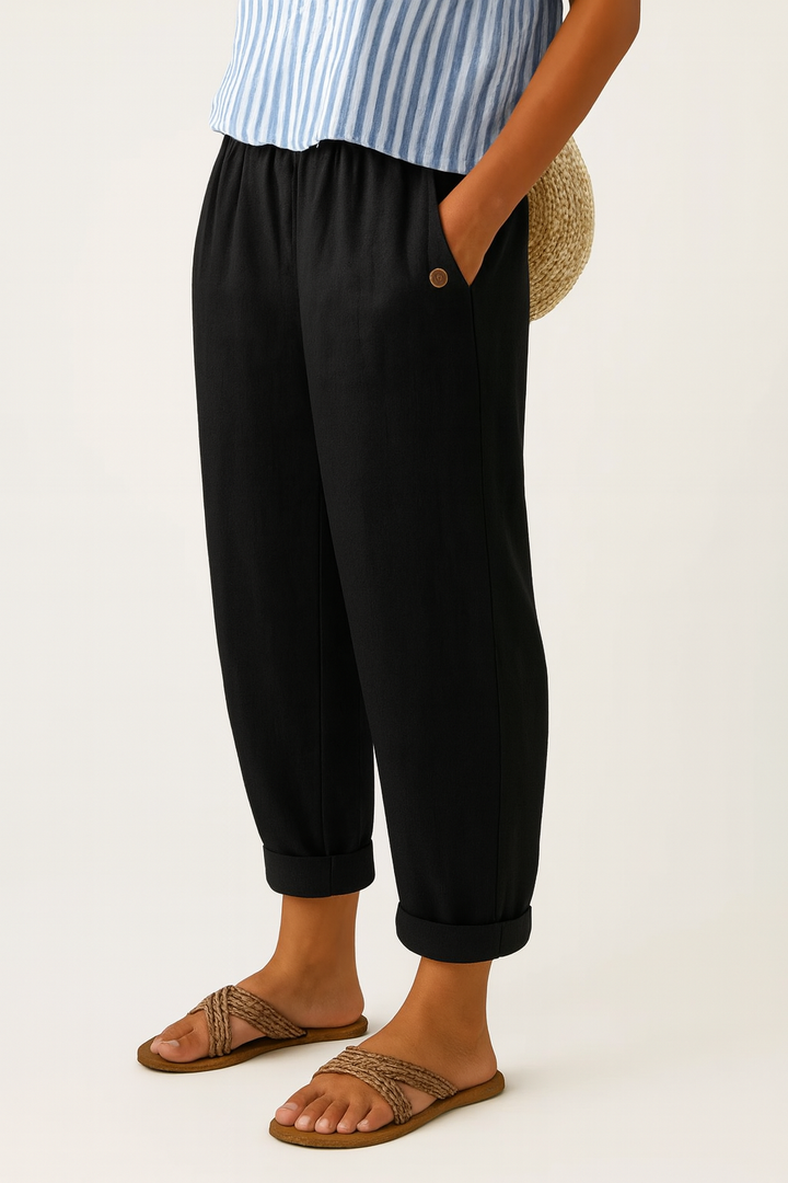 Cerys | Timeless Plain Everyday Trousers