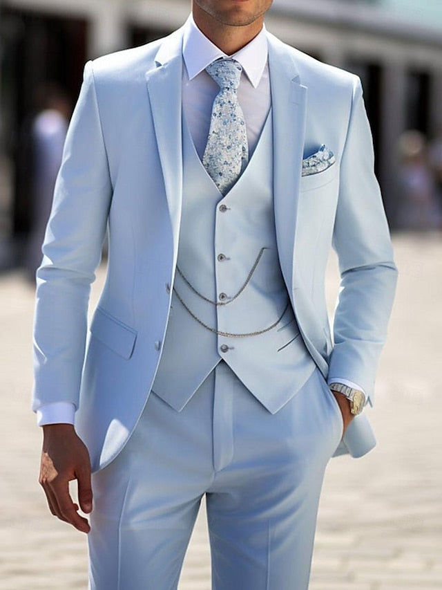 Daryl | Classic Tailored Breasted 3 Pieces Suit