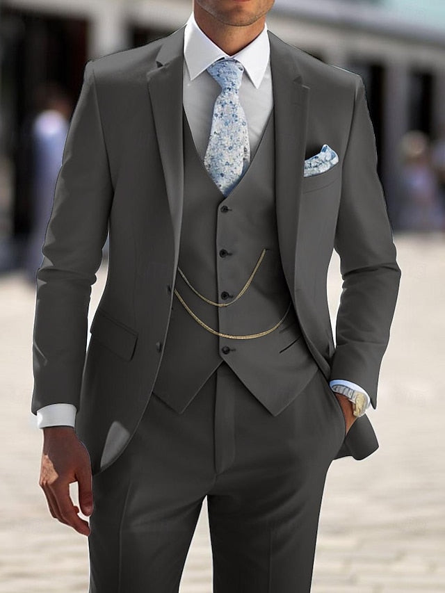 Daryl | Classic Tailored Breasted 3 Pieces Suit