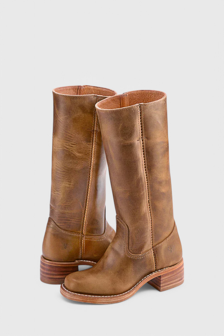 Fenella | Classic Knee-High Heeled Boots