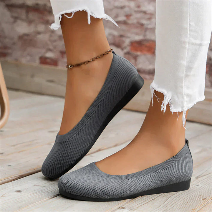 Lina | Classic Woven Slip-On Flats