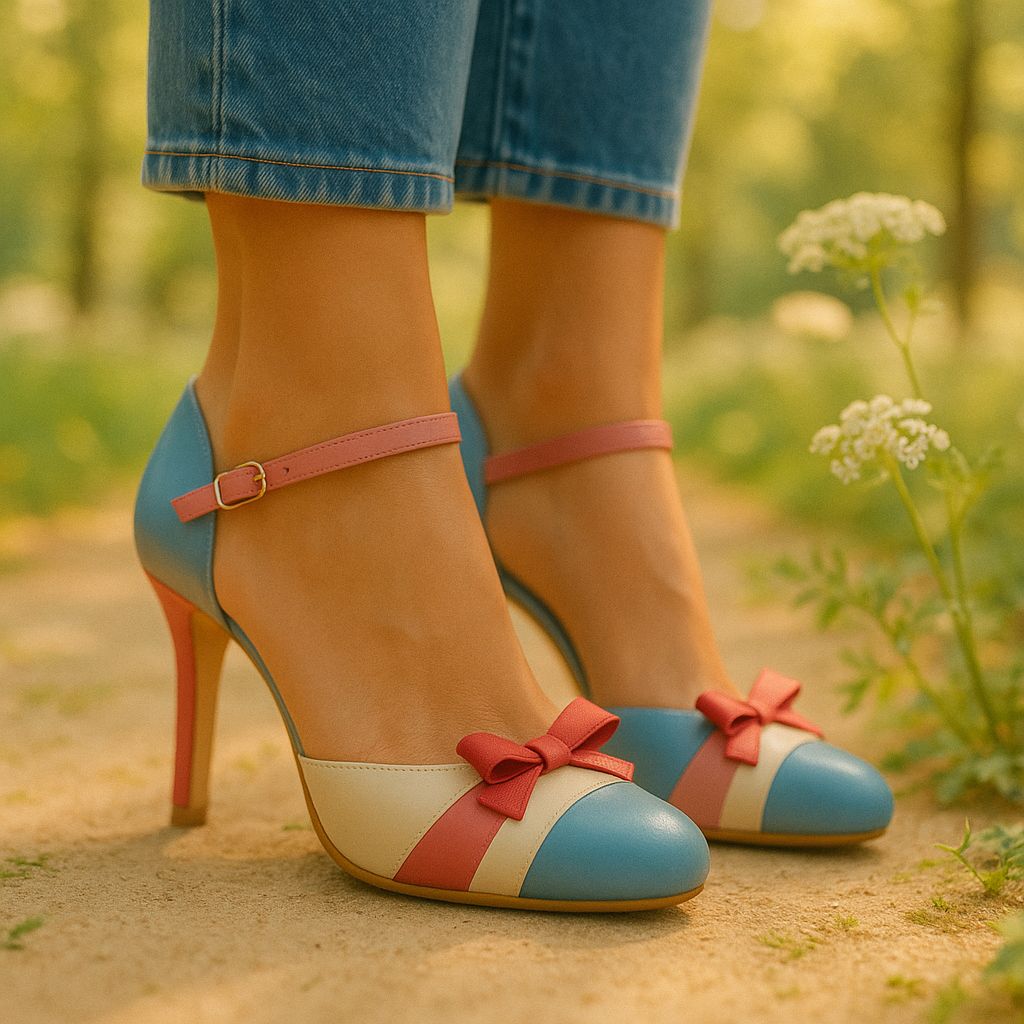 Coralie | Elegant Strap Heels