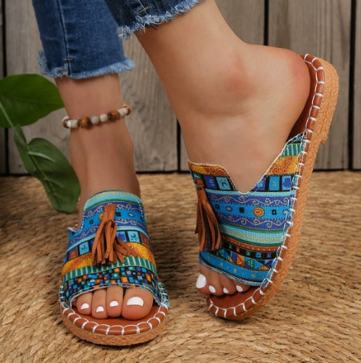 Claire | Stylish Tassels Orthopedic Sandals