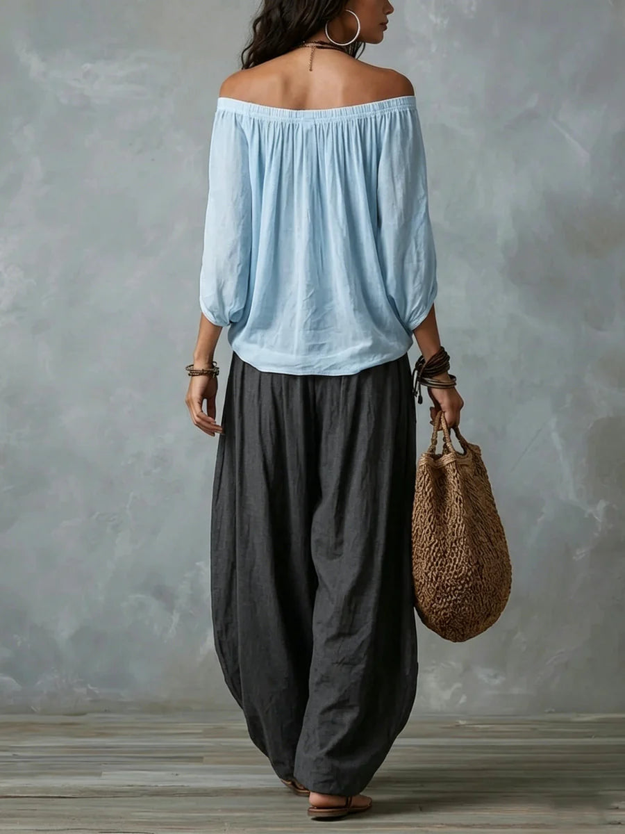 Giselle | Relaxed Off-Shoulder Set