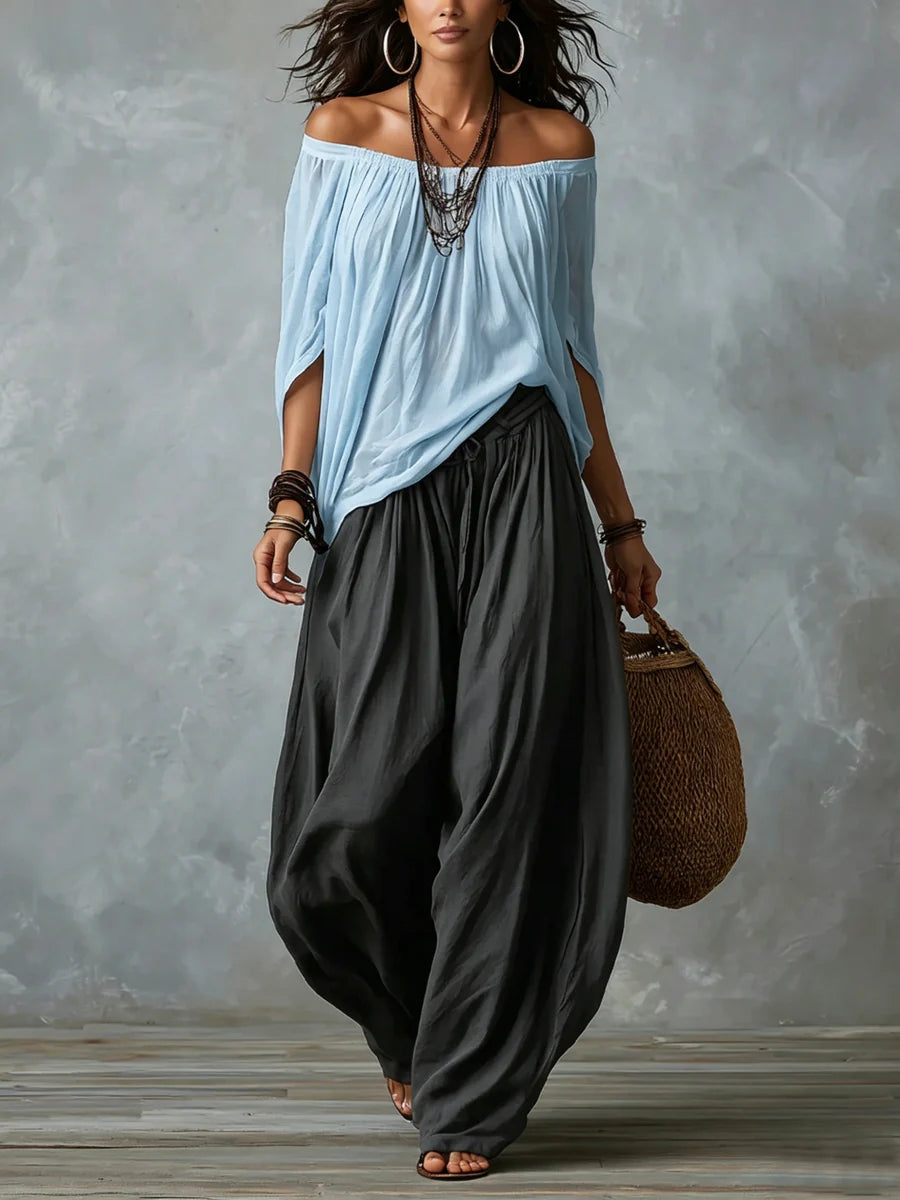 Giselle | Relaxed Off-Shoulder Set
