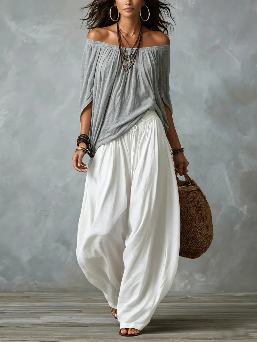 Giselle | Relaxed Off-Shoulder Set