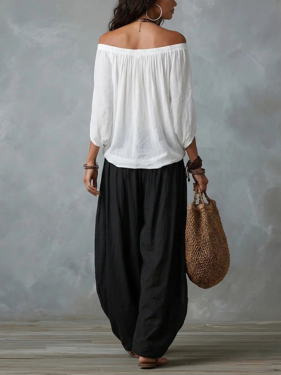 Giselle | Relaxed Off-Shoulder Set