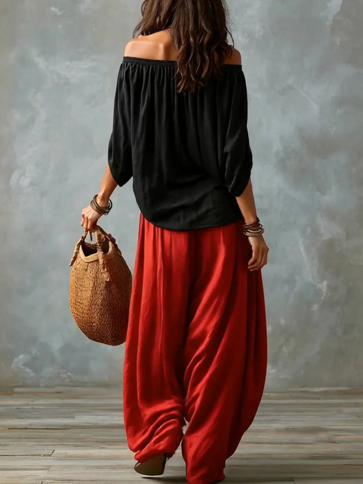Giselle | Relaxed Off-Shoulder Set