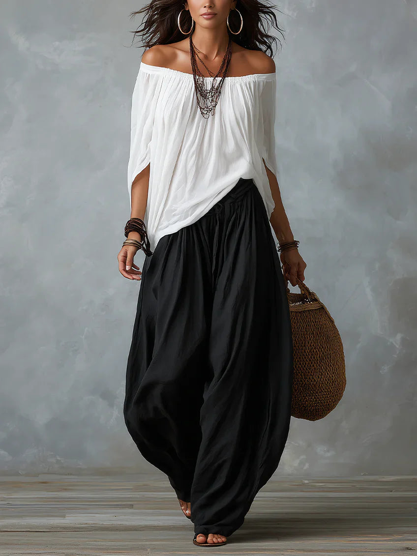 Giselle | Relaxed Off-Shoulder Set