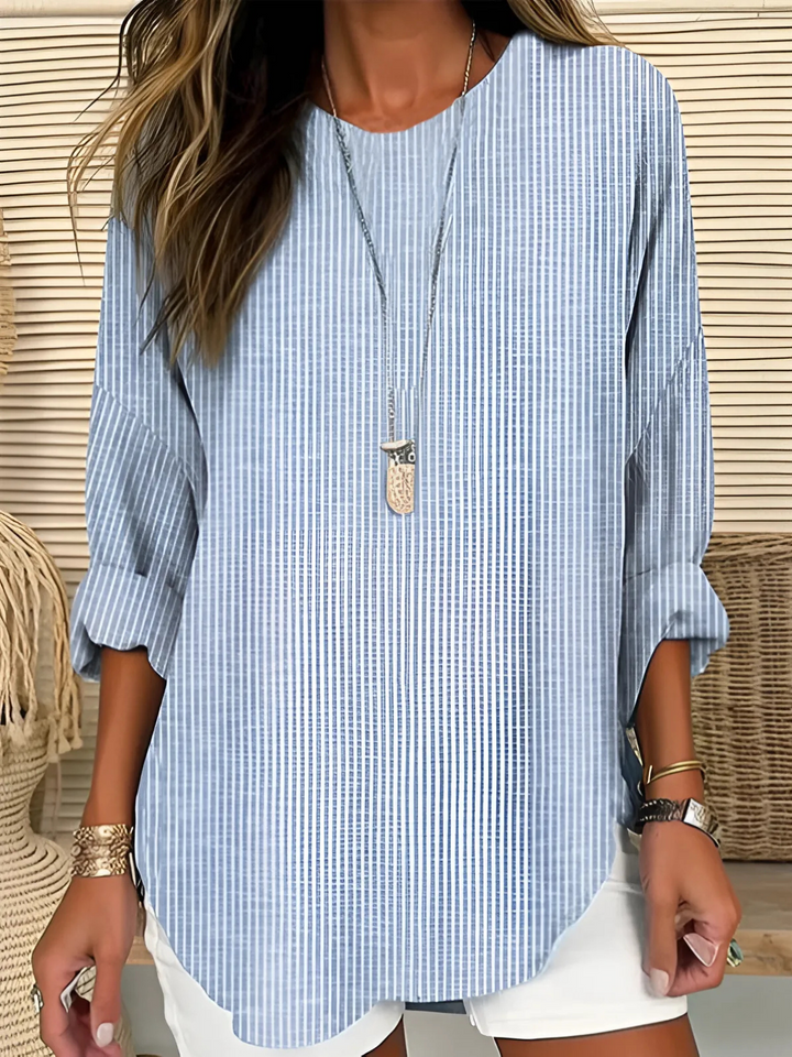 Juliet | Trendy Striped Blouse
