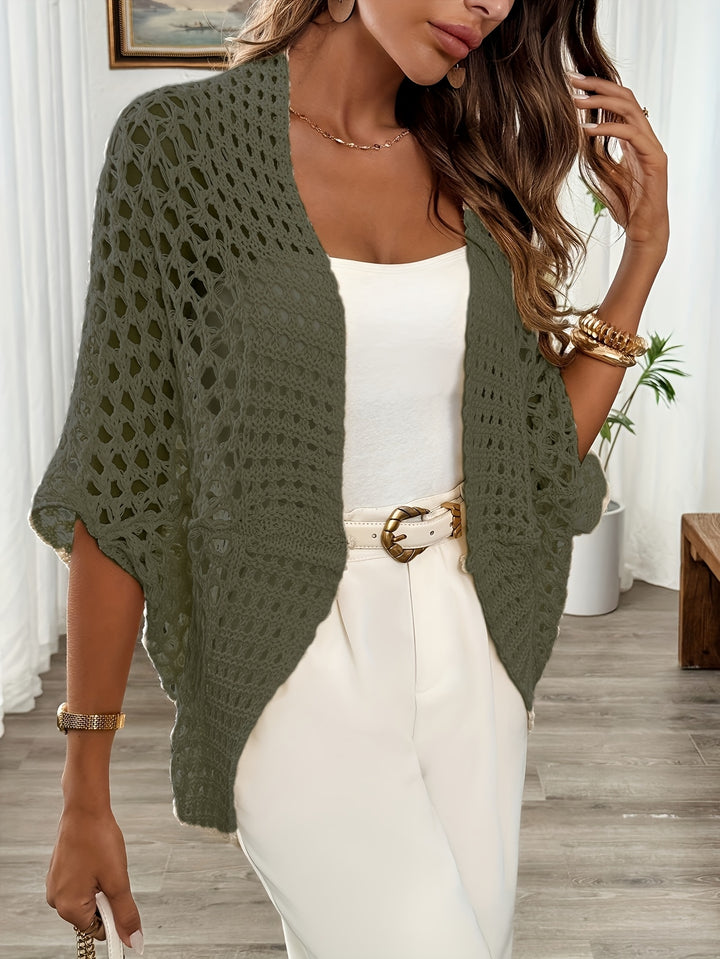 Josie | Open-Front Batwing Cardigan
