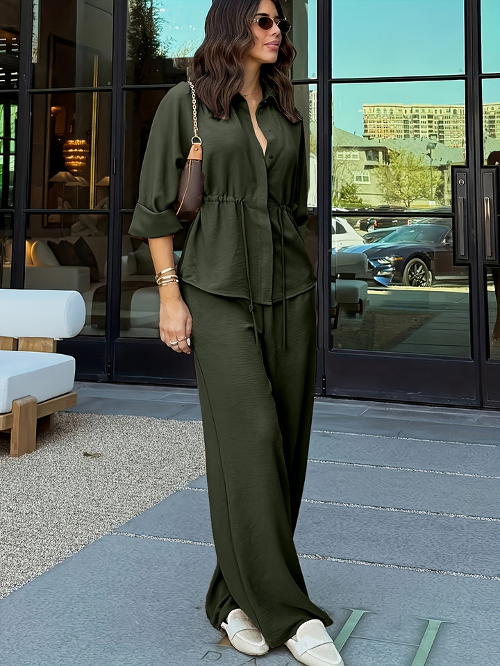 Miriam | Relaxed Drawstring Two-Piece Set