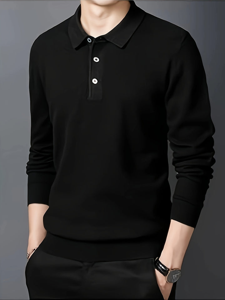 Frederick | Refined Collared Polo Jumper