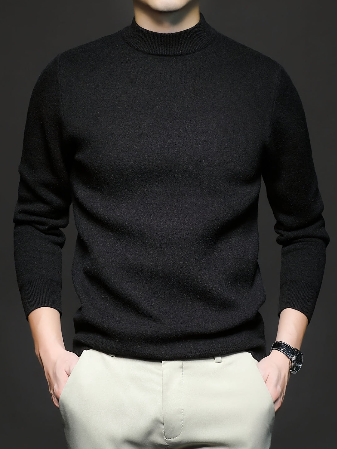 Reuben | Refined Mock-Neck Sweater