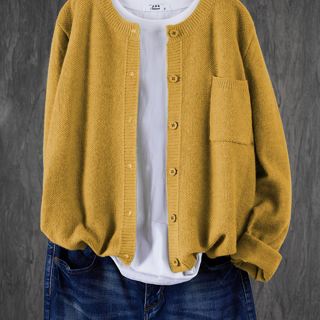 Tamsin | Relaxed Button-Front Cardigan