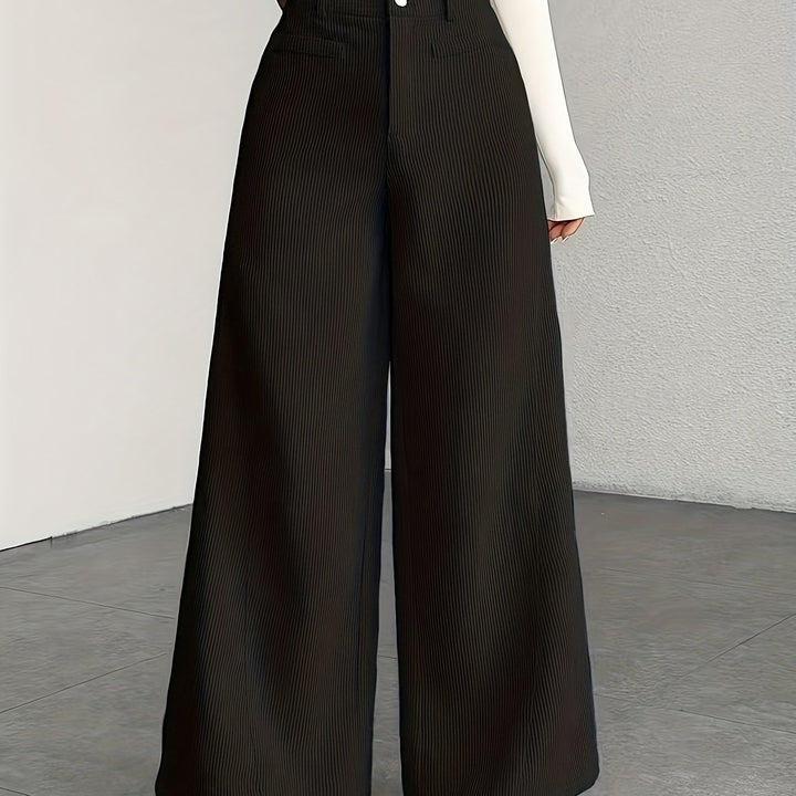 Nora | High-Waisted Wide-Leg Trousers