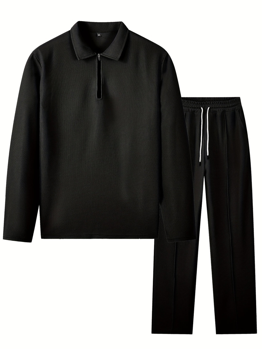 Xavier | Relaxed Waffle-Knit Two-Piece Set