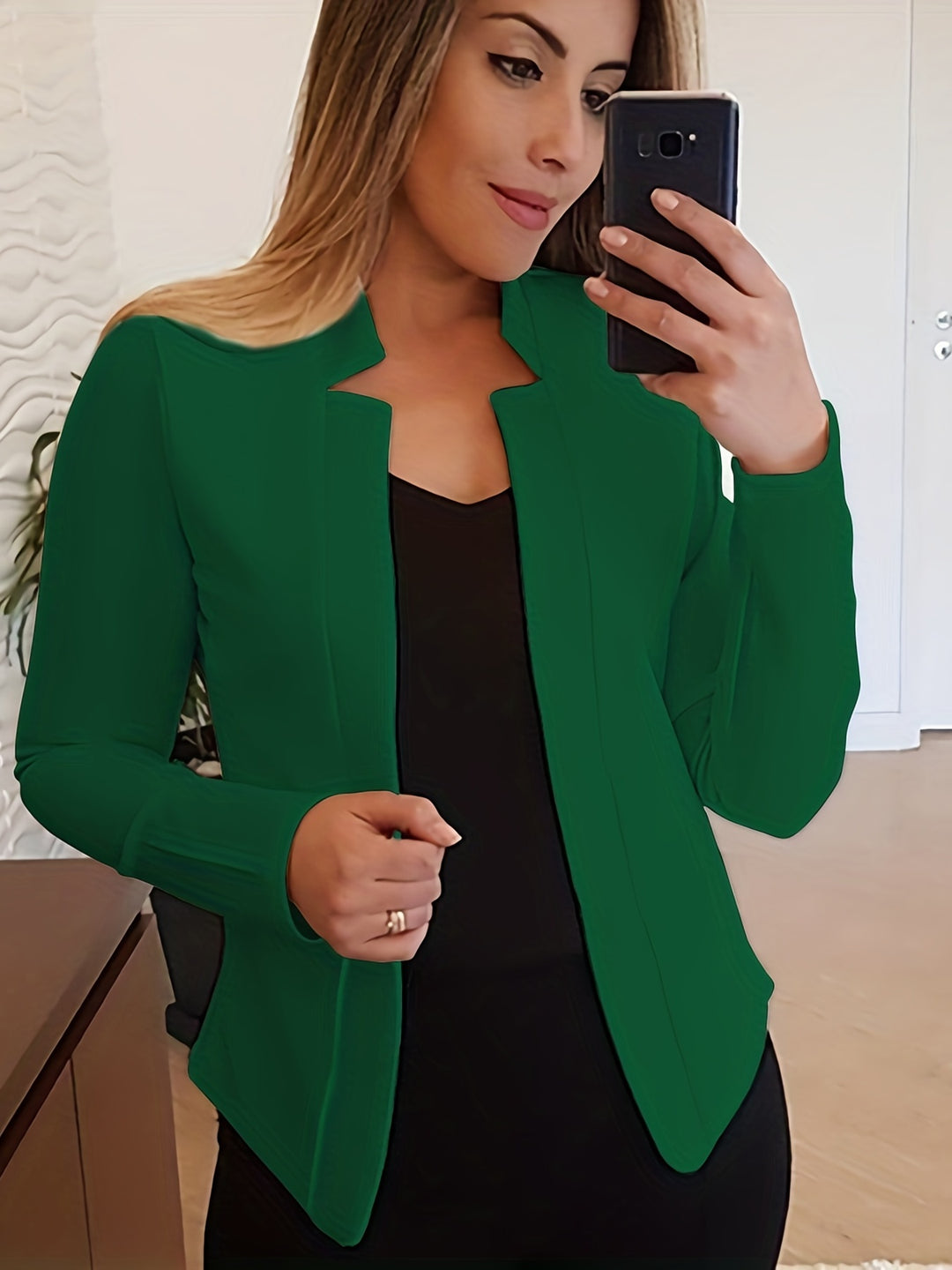 Corinne | Relaxed Open-Front Jacket