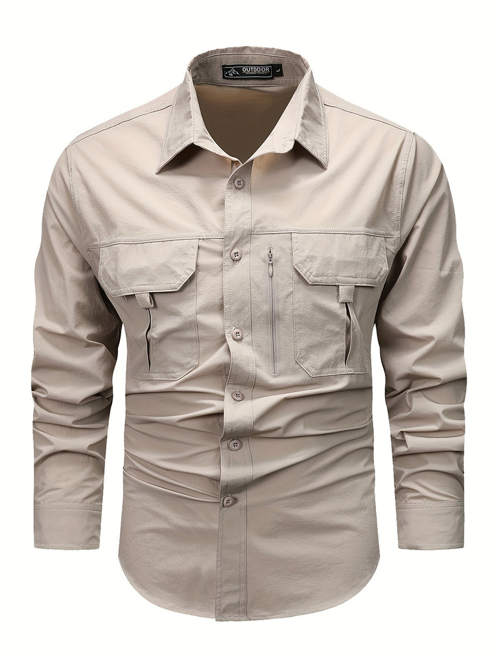 Hollis | Utility Long-Sleeve Cargo Shirt