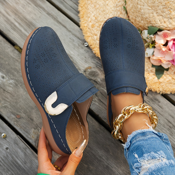 Loretta | Cushioned Wedge Clogs