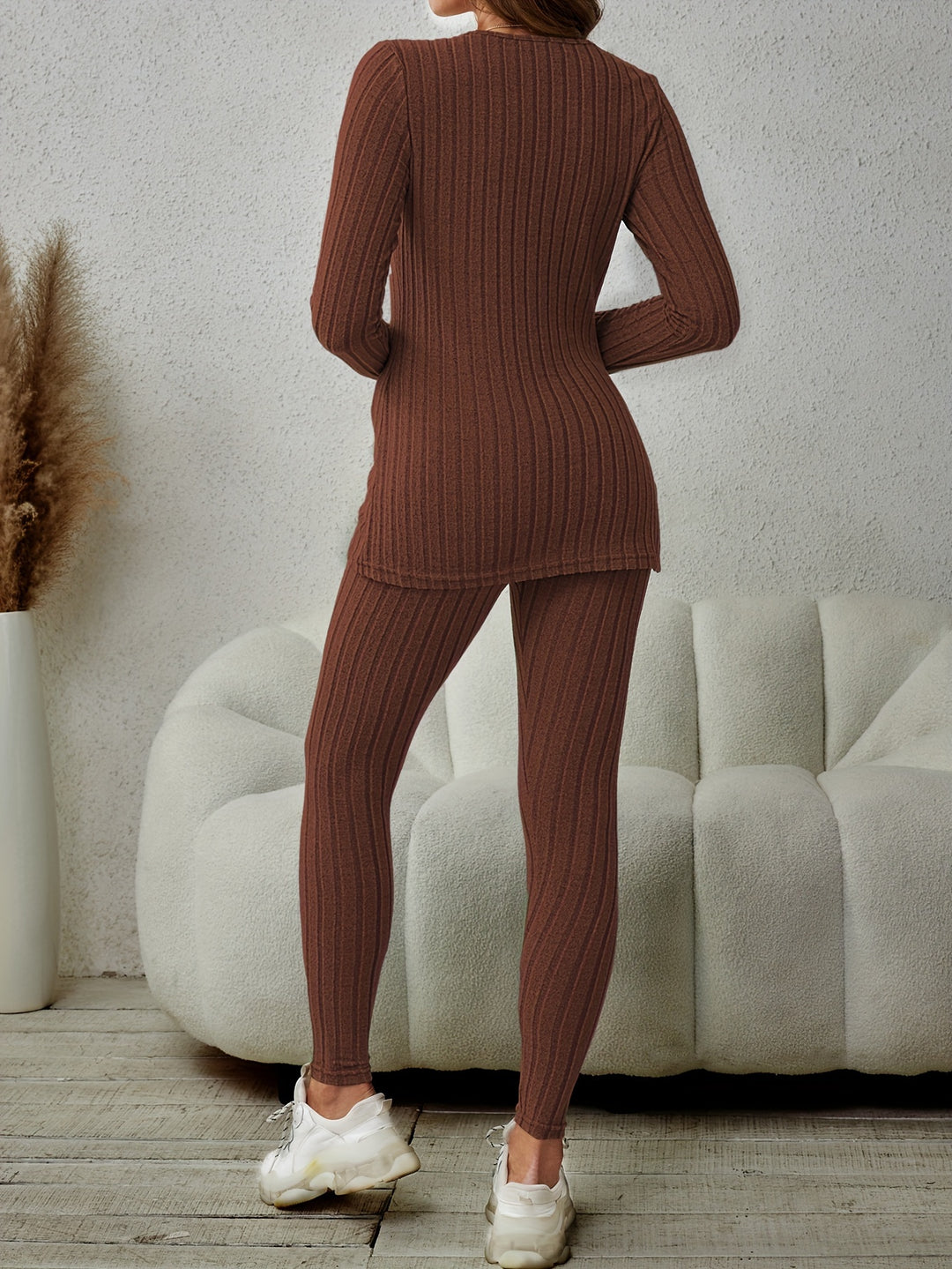 Miranda | Relaxed Ribbed Two-Piece Set
