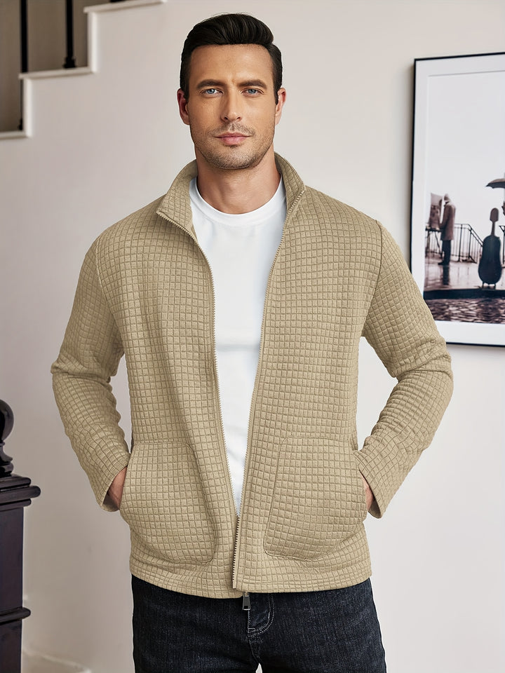 Tobias | Textured Zip-Up Jacket