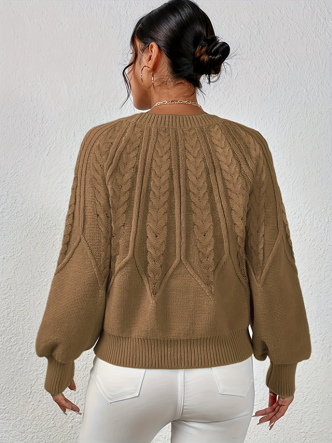 Ophelia | Relaxed Cable-Knit Sweater