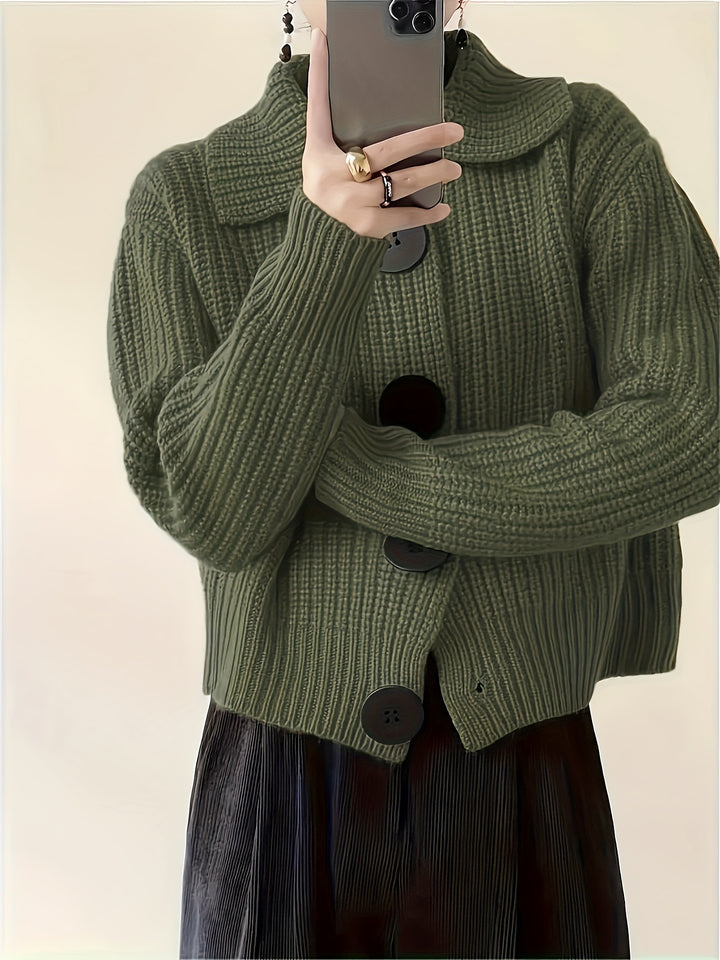 Lorna | Relaxed Collared Cardigan