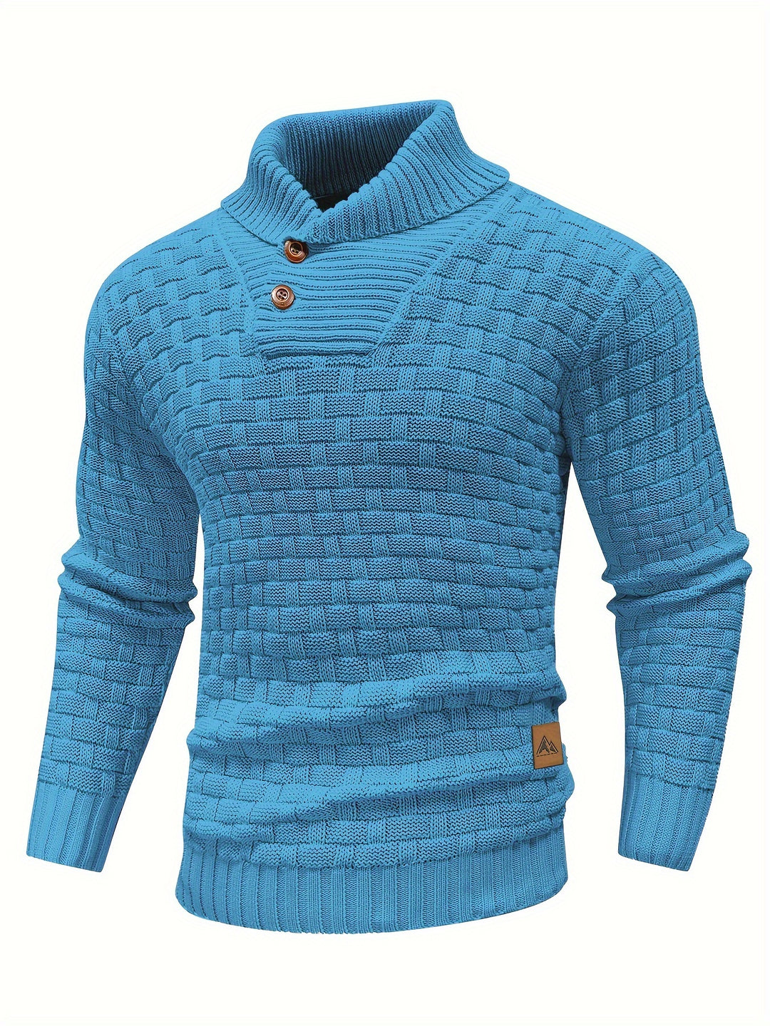 Barrett | Textured Shawl-Collar Jumper