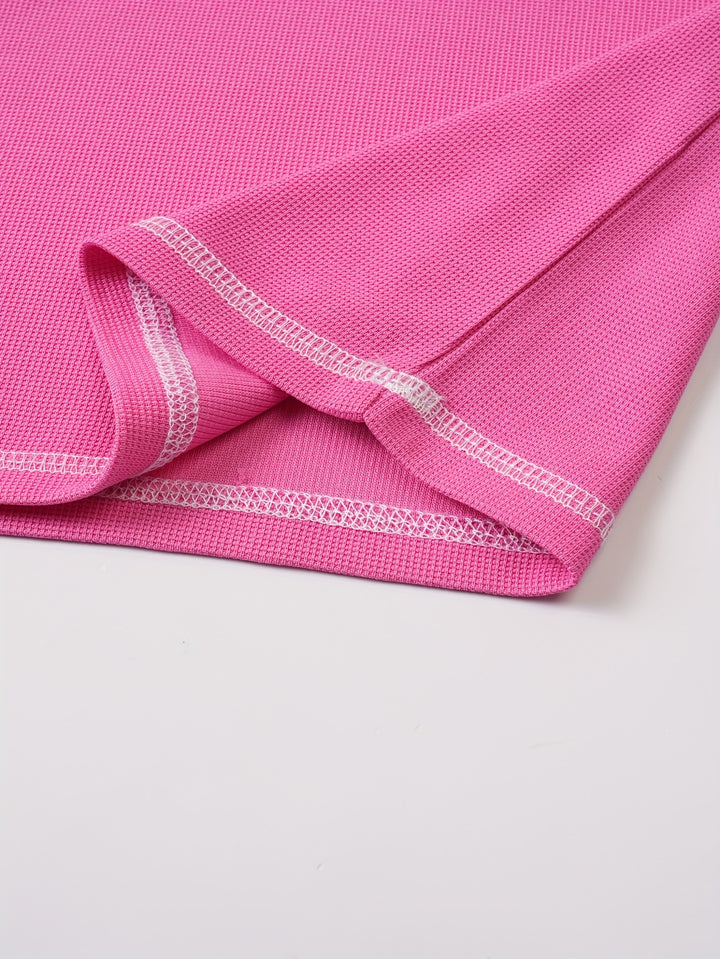 Beckett | Textured Button-Neck Henley