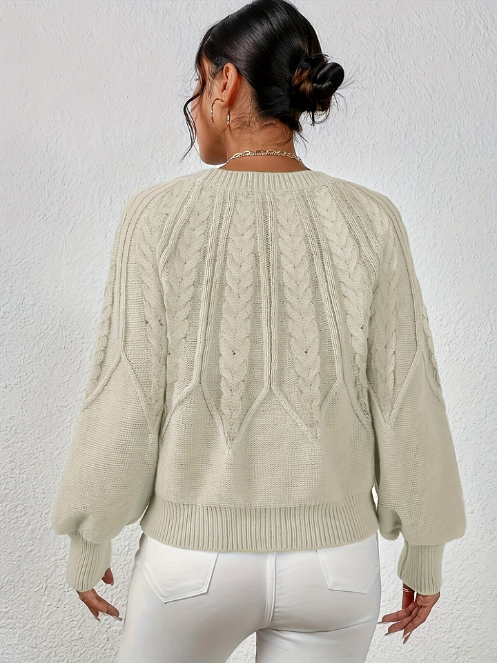 Ophelia | Relaxed Cable-Knit Sweater