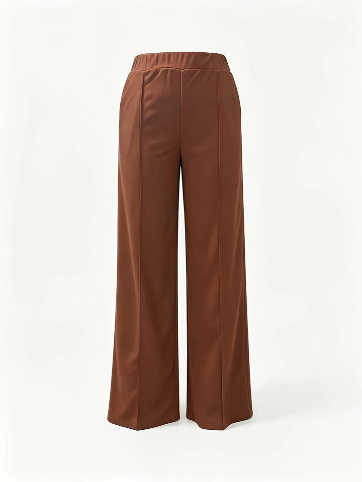 Marlene | High-Waisted Straight-Leg Trousers