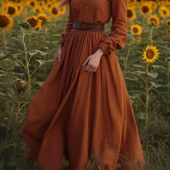Susannah | Romantic High-Neck Maxi Dress