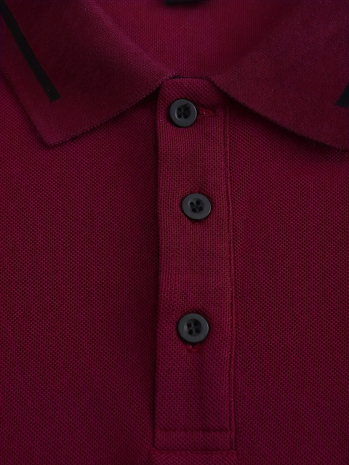 Reginald | Refined Long-Sleeve Polo Shirt