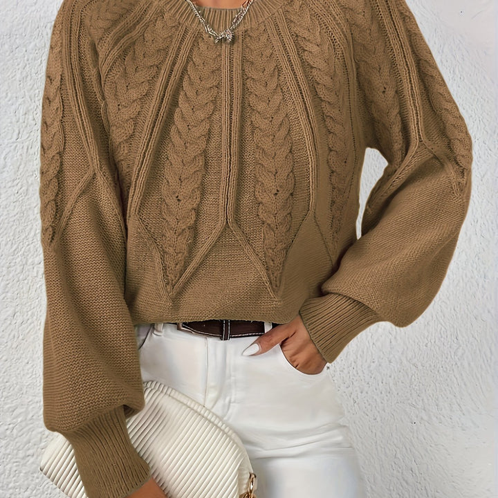 Ophelia | Relaxed Cable-Knit Sweater
