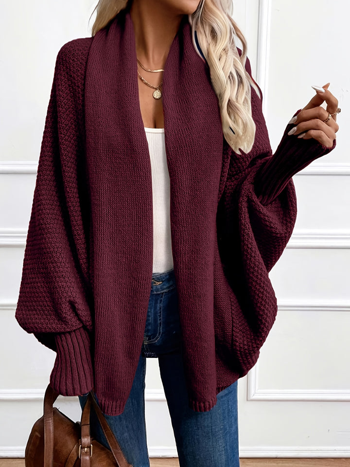 Odessa | Draped Shawl-Collar Cardigan